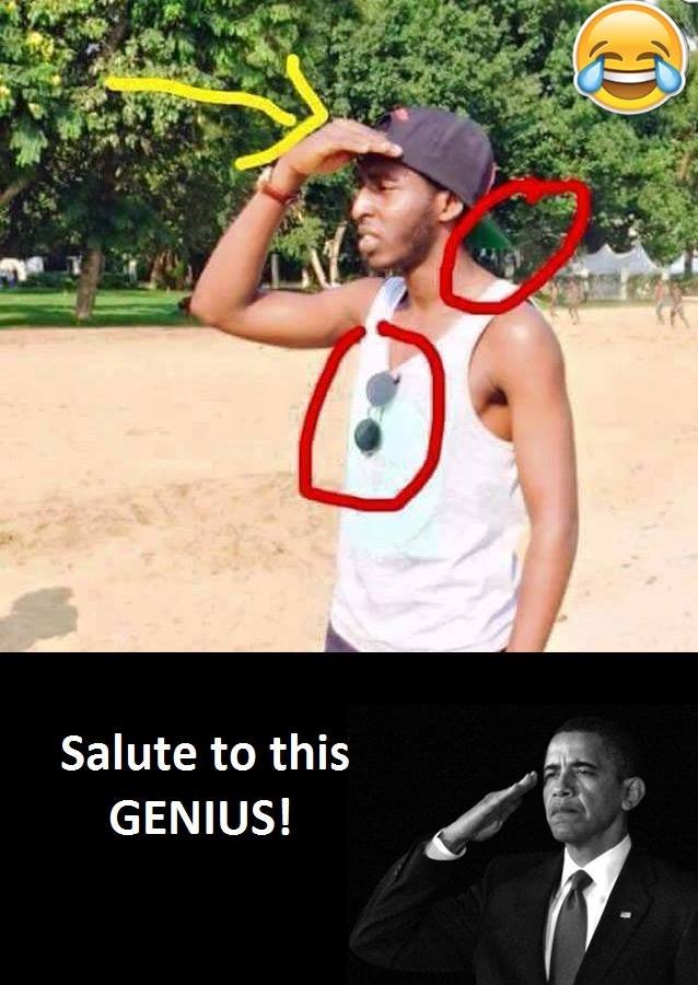 Salute to this genius!