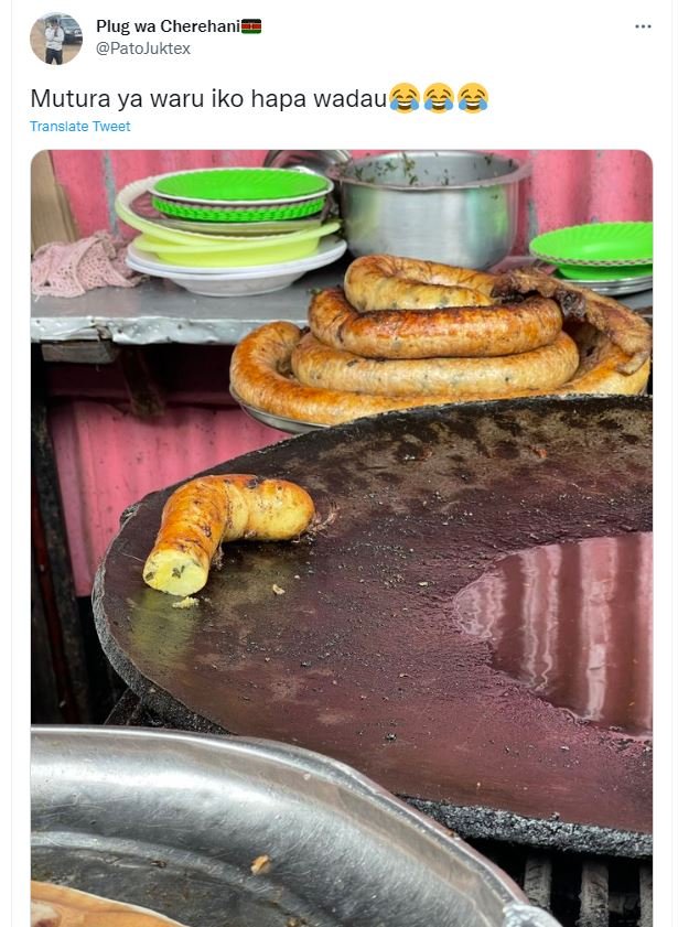 Plug wa cherehanis patojuktex mutura ya waru iko hapa wadause6 translate tweer