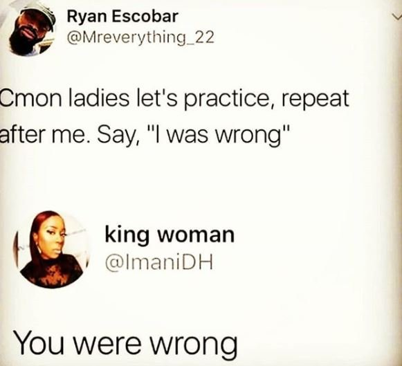 Ryan escobar mreverything_22 cmon ladies let's practice repeat after me. say was