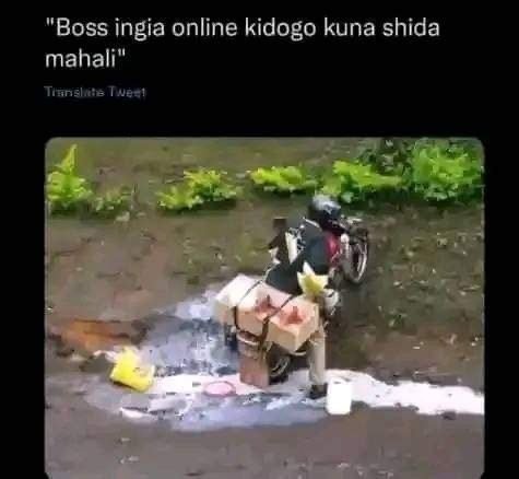 'boss ingia online kidogo kuna shida mahali tinnsle twesi