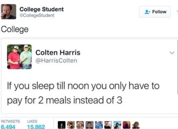 College student collegestudent follow college colten harris harriscolten if you