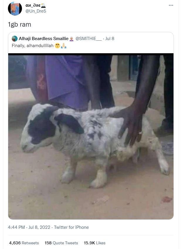 Au_dae un_dre5 1gb ram alhaji beardless smallie smithie finally alhamdullillah j