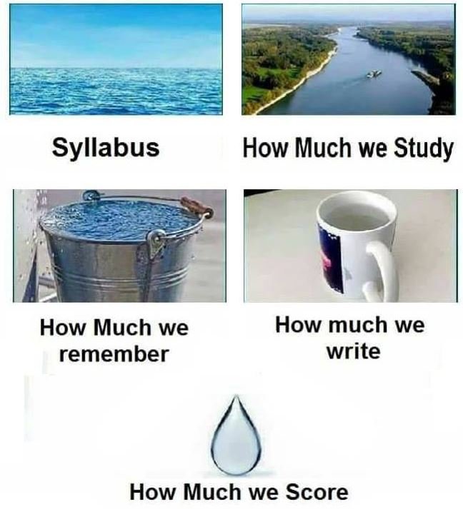 Syllabus how much we study how much we remember how much we write how much we sc