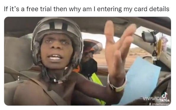 If it's a free trial then why am entering my card details