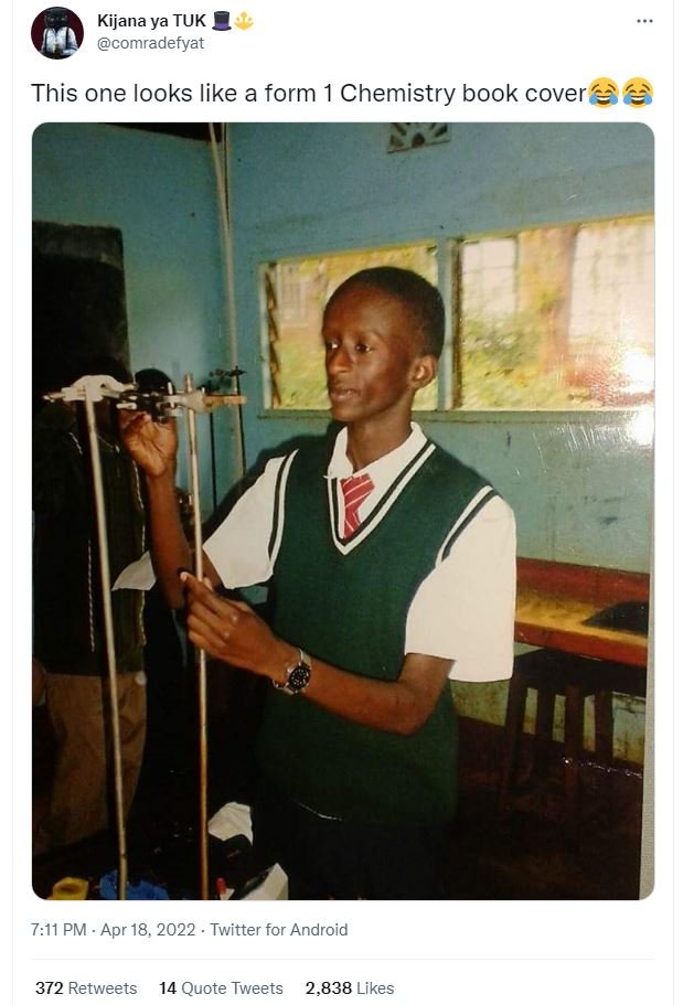 Kijana ya tuk comradefyat this one looks like a form 1 chemistry book cover 711