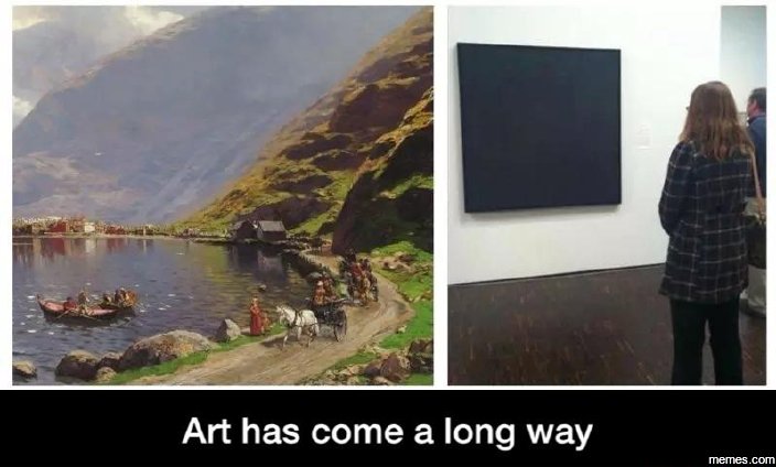 Art has come a long way memes com