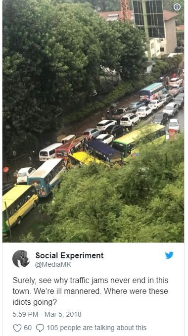 Social experiment mediamk surely see why traffic jams never end in this town. we
