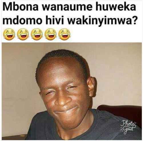 Mbona wanaume huweka mdomo hivi wakinyimwa? hst