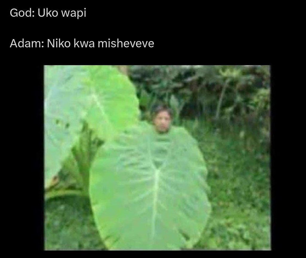 God uko wapi adam niko kwa misheveve