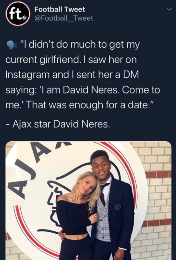 Football tweet football tweet ft ididn'tdo much to get my current girlfriend saw