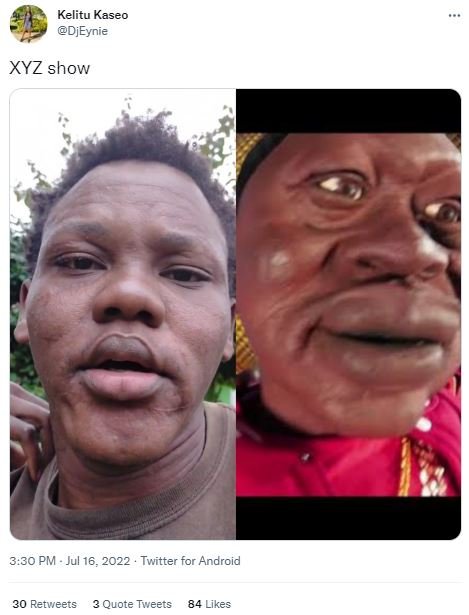 Kelitu kaseo djeynie xyz show 3.30 pm jul 16, twitter for android 30 retweers qu