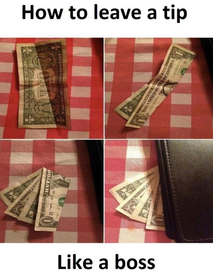 How to leave a tip like a boss