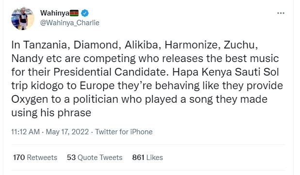 Wahinya wahinya_charlie in tanzania diamond, alikiba, harmonize zuchu, nandy etc