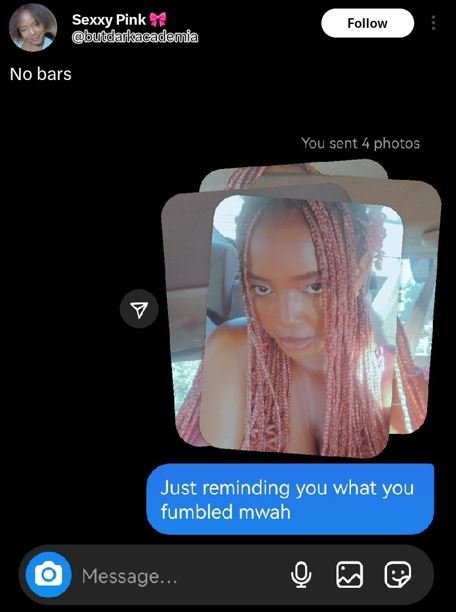 Sexxy pink buudlaukacademia follow no bars you sent 4 photos just reminding you