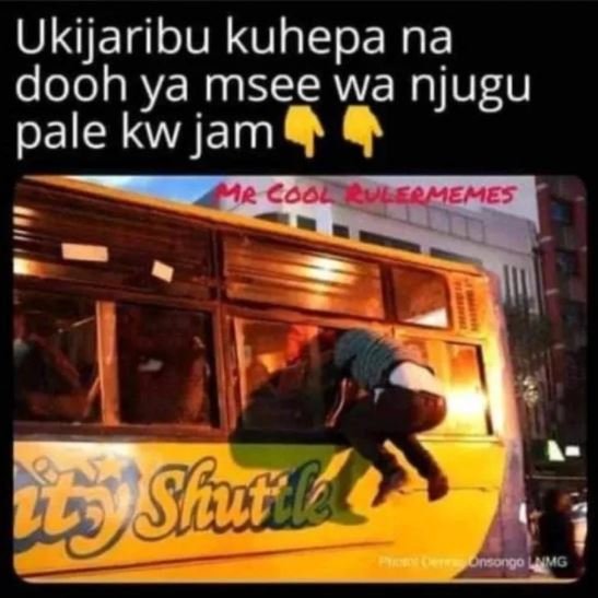 Ukijaribu kuhepa na dooh ya msee wa njugu pale kw jam Me Coolruleememes Ll Shutl