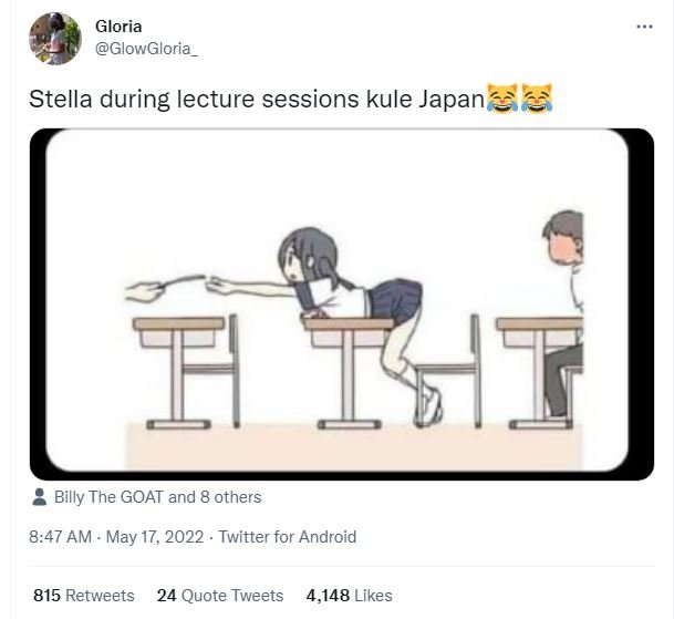 Gloria glowgloria stella during lecture sessions kule japan f billy the goat and