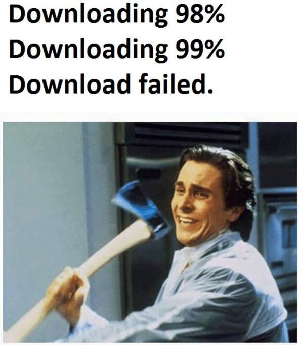 Downloading 98 downloading 99 download failed.