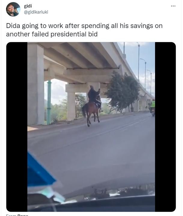 Gidi gidikariuki dida going to work after spending all his savings on another fa