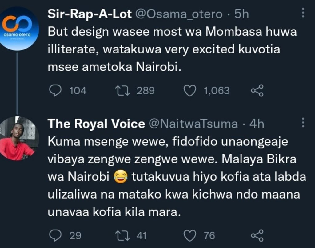 Sirrapalot osama_otero 5h oaama orero but design wasee most wa mombasa huwa illi