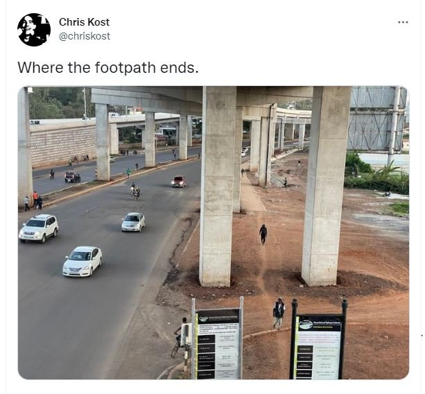 Chris kost chriskost where the footpath ends.