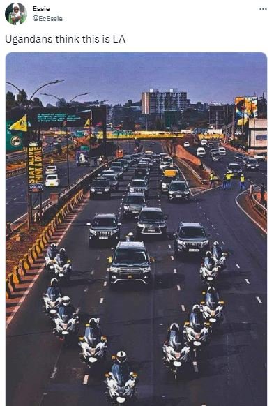 Es5i eceesie ugandans think this is la