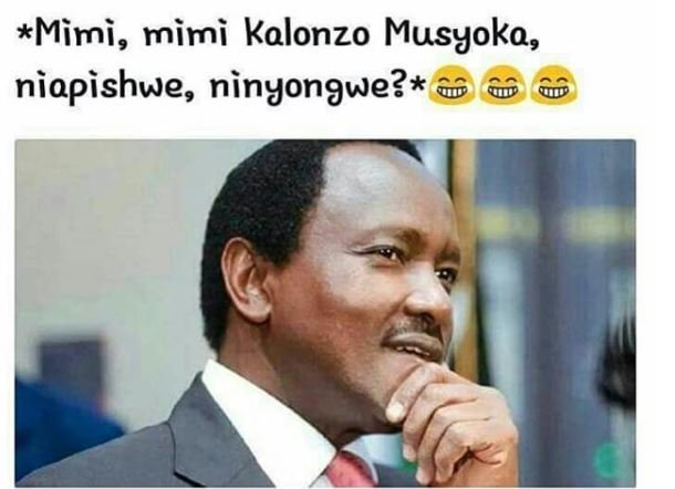 Mimi, mimi kolonzo musyoka, niopishwe, ninyongwe?