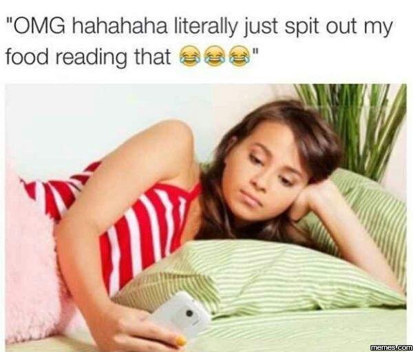 Omg hahahaha literally just spit out my food reading that