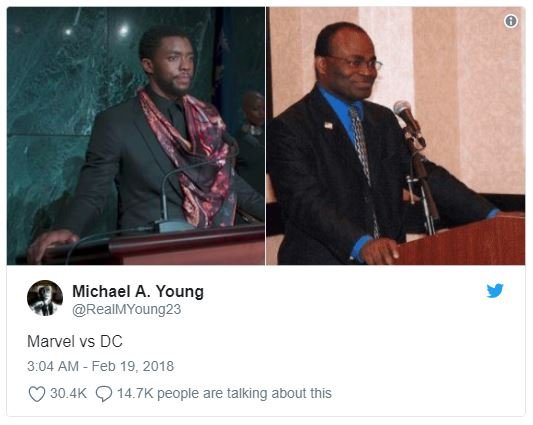 Michael a. young realmyoung23 marvel vs dc 3.04 am feb 19, 30.4k q 14.7k people