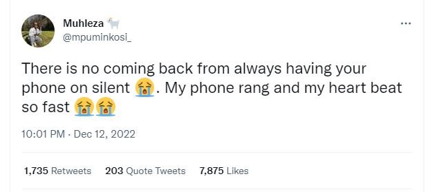 Muhleza mpuminkosi _ there is no coming back from always having your phone on si