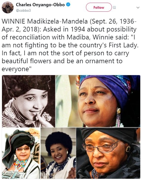 Charles onyangoobbo cobbo3 follow winnie madikizelamandela sept. 26, apr. 2, ask