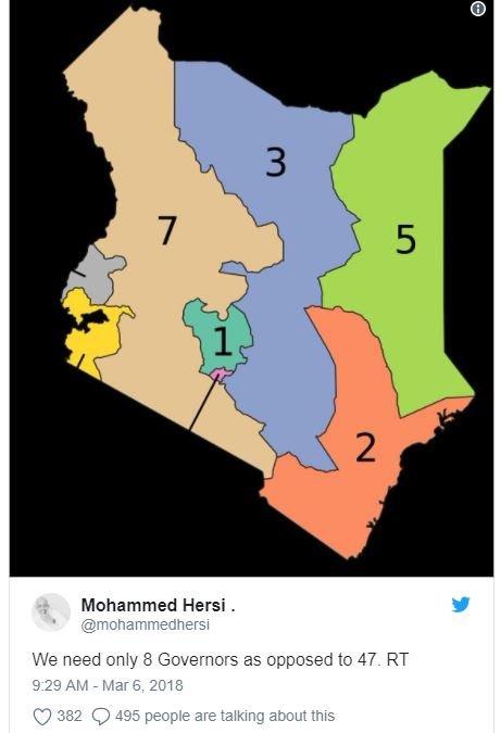 3 5 2 mohammed hersi mohammedhers we need only 8 governors as opposed to 47.rt 9