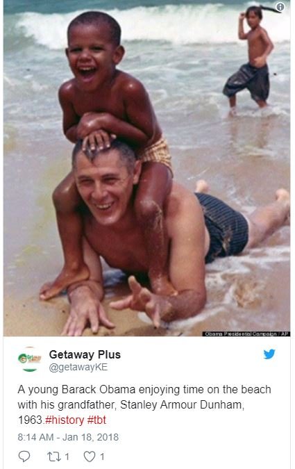 Getaway plus getawayke a young barack obama enjoying time on the beach with his