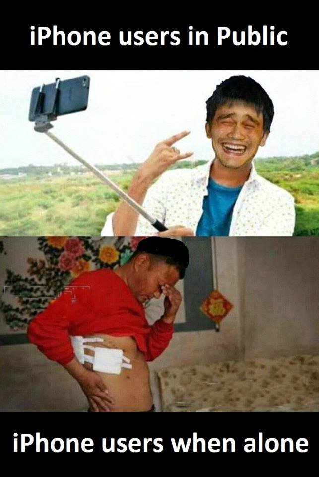 Iphone users in public iphone users when alone