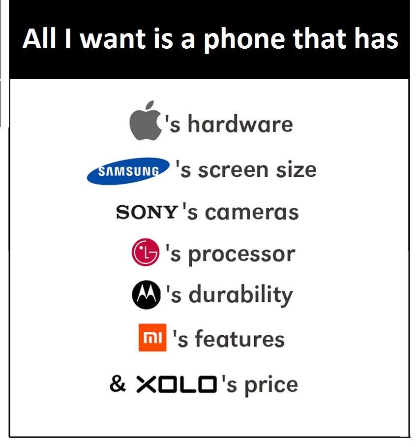 Aii want is a phone that has 's hardware snmsung 's screen size sony 's cameras