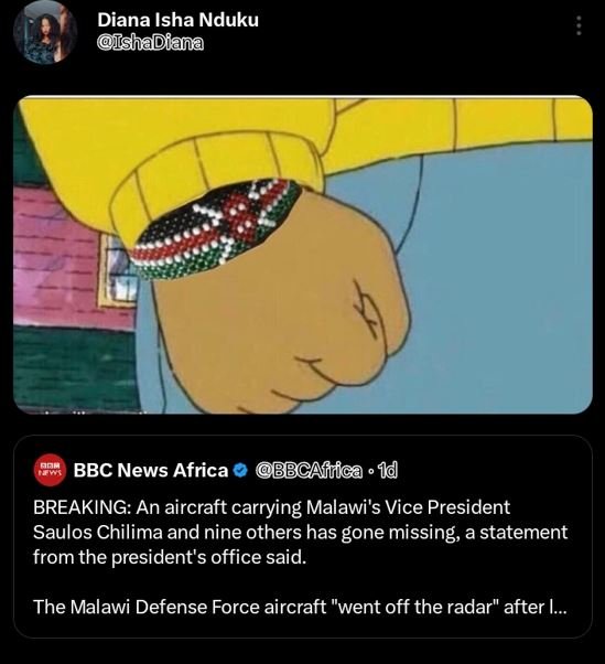 Diana isha nduku ishadiana bbc news africa bbcafica 1d breaking an aircraft carr