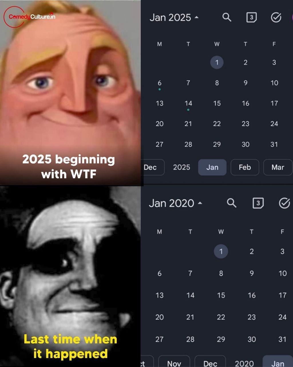 Comedy culburein jan b m t w t 3 8 10 13 14 15 16 17 20 21 22 23 24 27 28 29 30