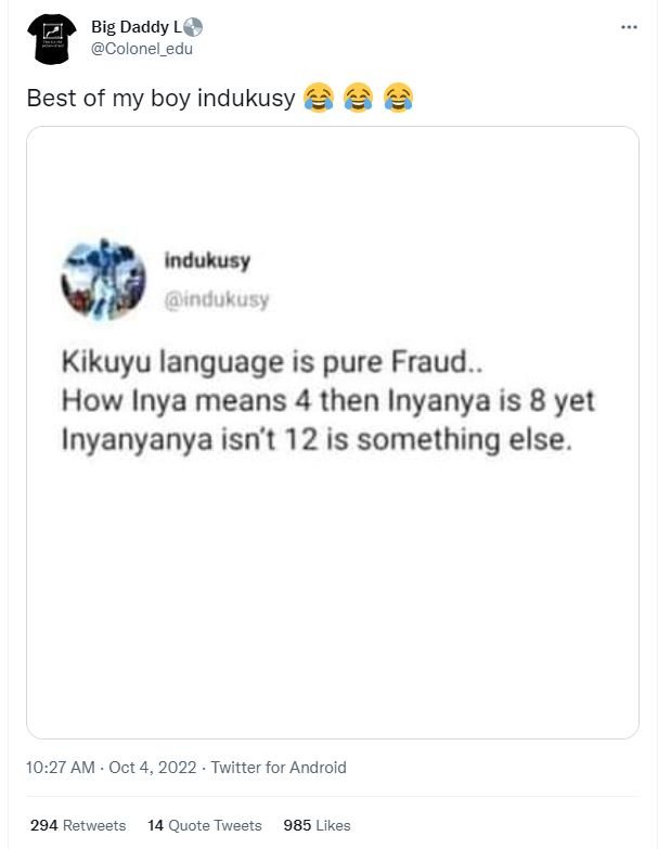 Big daddy l colonel_edu best of my boy indukusy indukusy auiouukusy kikuyu langu