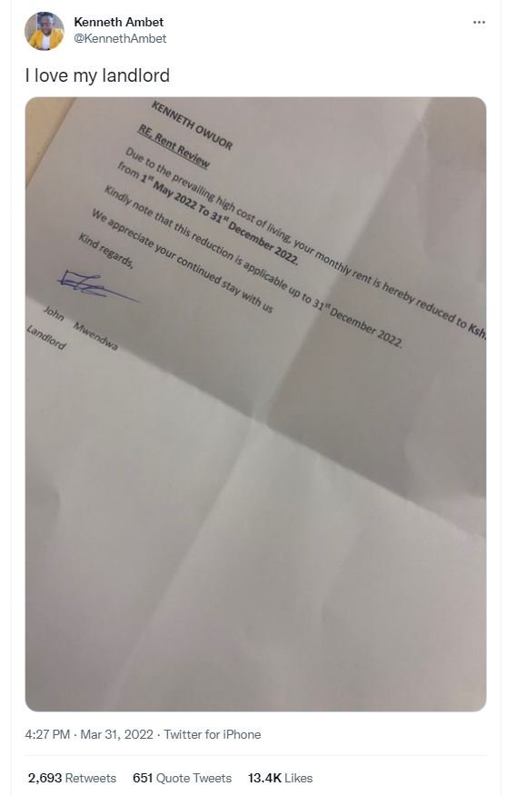 Kenneth ambet kennethambet love my landlord rc kenneth owuor oue rent revlcw iro