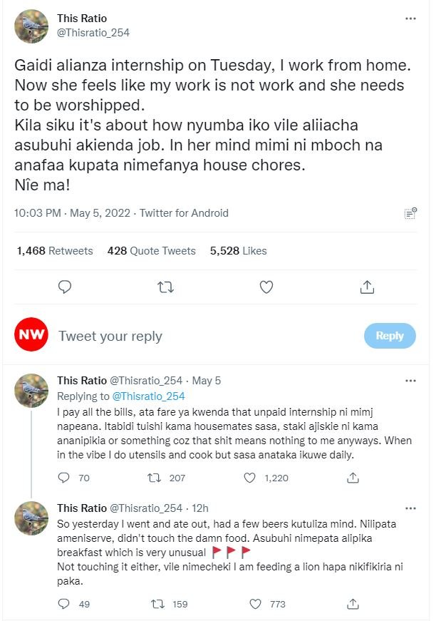 This ratio thisratio_254 gaidi alianza internship on tuesday work from home_ now