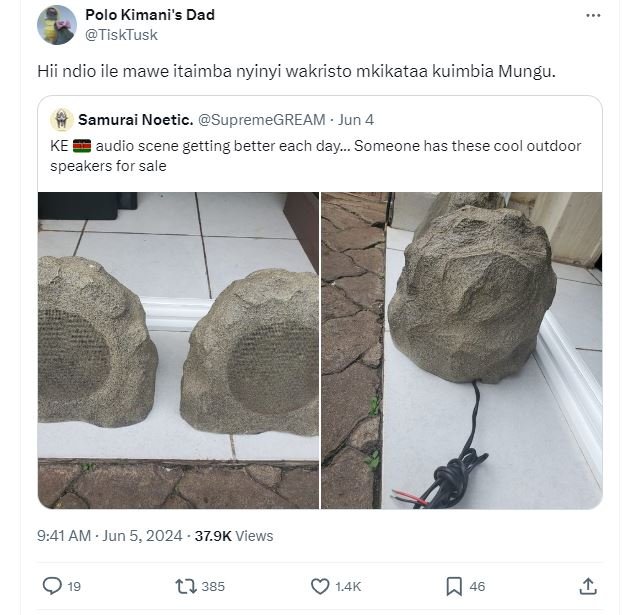 Polo kimani's dad tisktusk hii ndio ile mawe itaimba nyinyi wakristo mkikataa ku