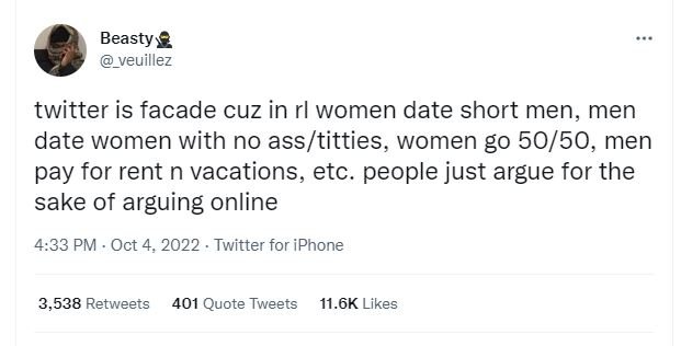 Beastyy veuillez twitter is facade cuz in ri women date short men, men date wome