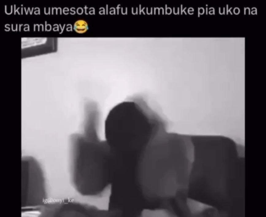Ukiwa umesota alafu ukumbuke pia uko na sura mbaya