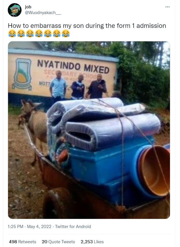 Job wuodnyakach how to embarrass my son during the form 1 admission aaa66 nyatin