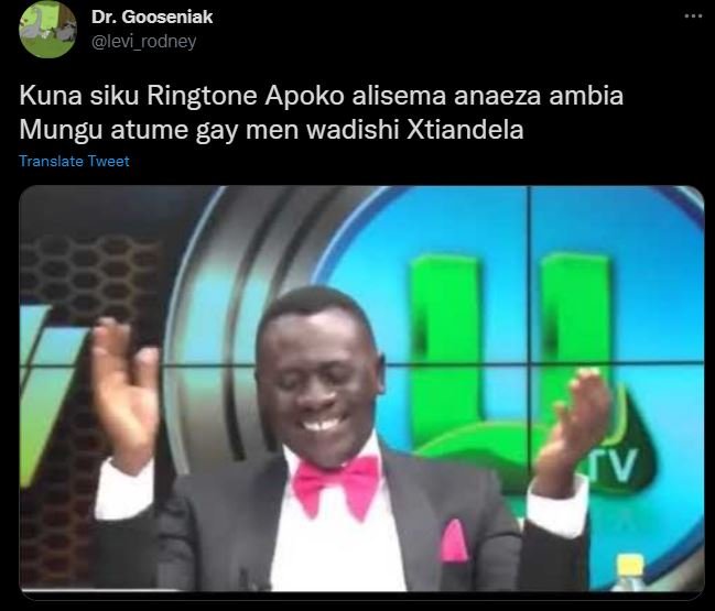 Dr. Gooseniak levi_rodney Kuna siku Ringtone Apoko alisema anaeza ambia Mungu at