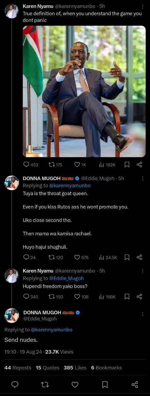 Karen nyamu karennyamunbo 5h true definition of, when you understand the game yo