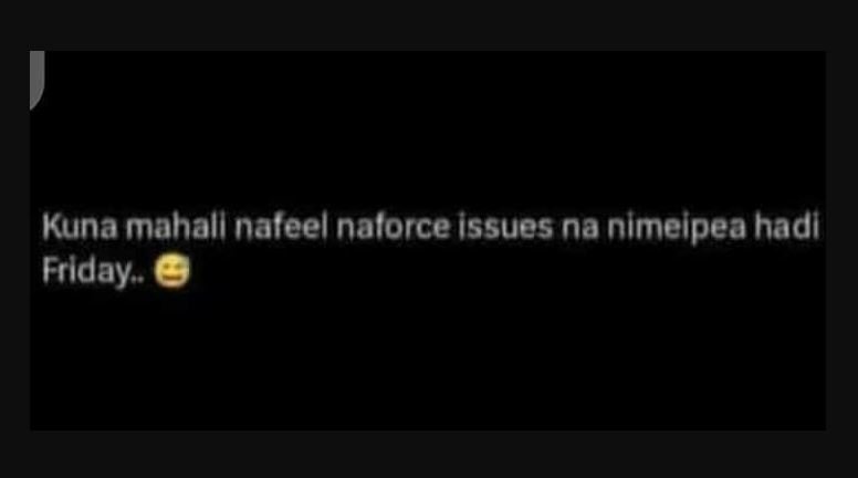 Kuna mahall nafeel nalorce issues na nlmeipea hadl frlday