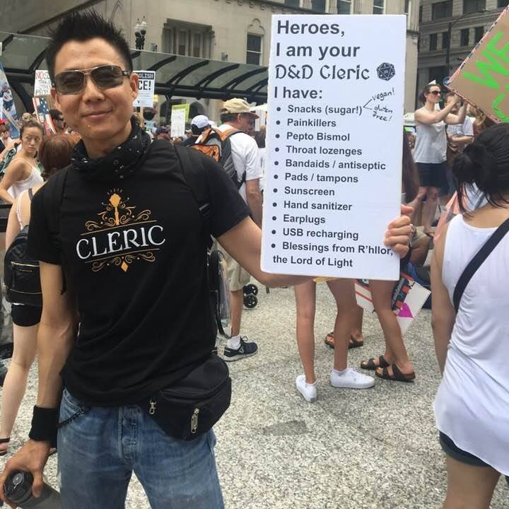 Heroes, am your dsd cleric have snacks sugarl painkillers pepto bismol throat lo