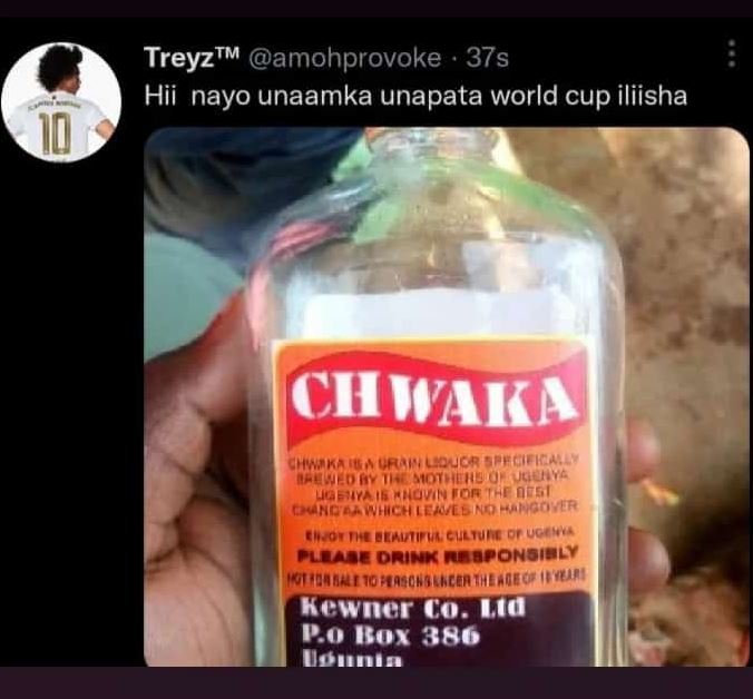 Treyztm amohprovoke 37s hii nayo unaamka unapata world cup iliisha 10 ciwaka chk