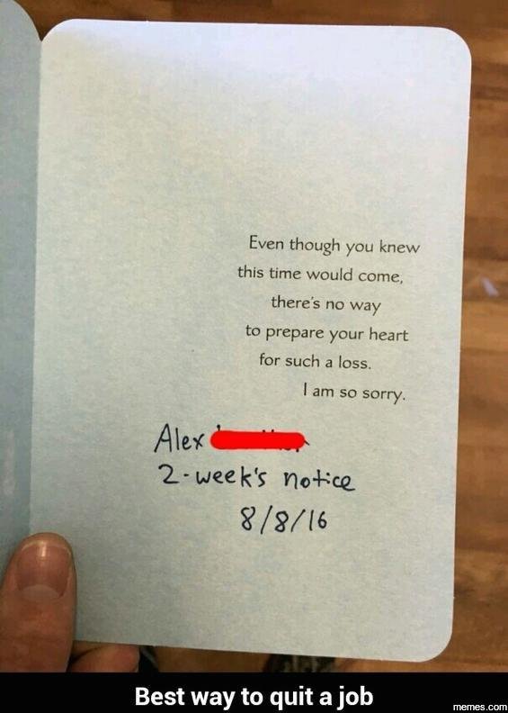 Even though you knew this time would come theres no way to prepare your heart fo