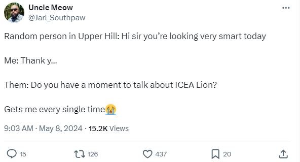 Uncle meow jarl_southpaw random person in upper hill hi sir you're looking very